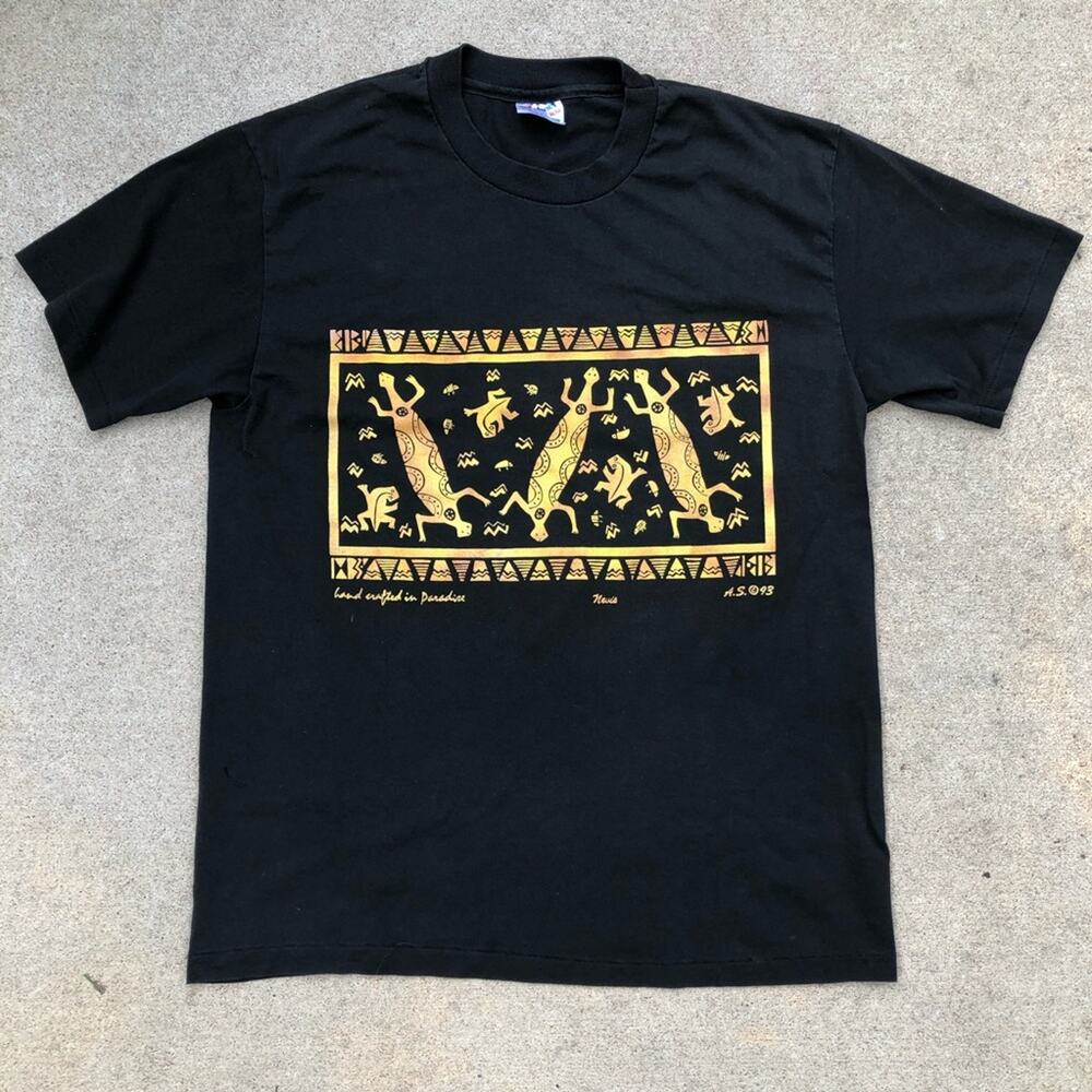Vintage early 90’s single stitch travel tee nevis